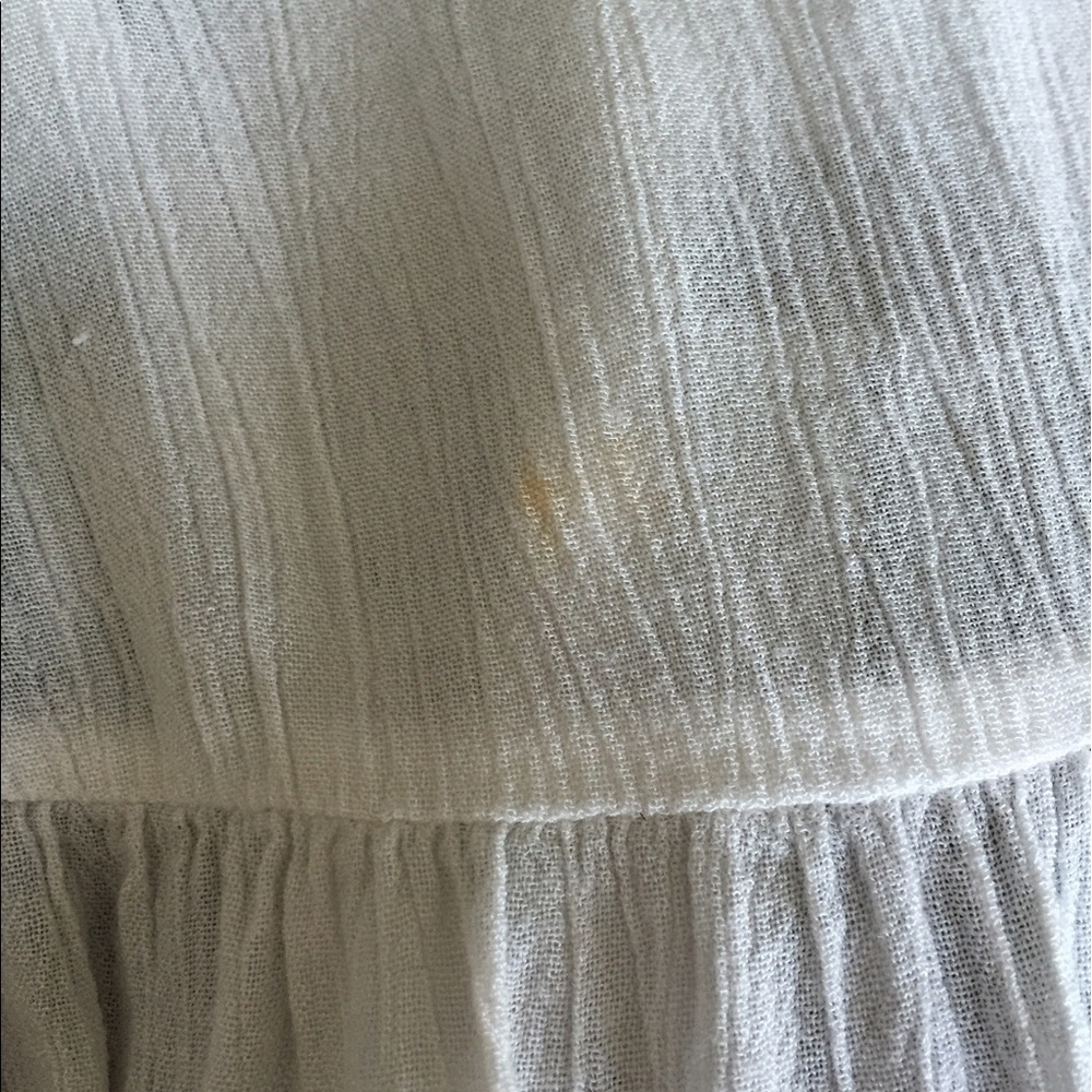 Free People White and Black Embroidered Peasant Tunic - Picture 4 of 5